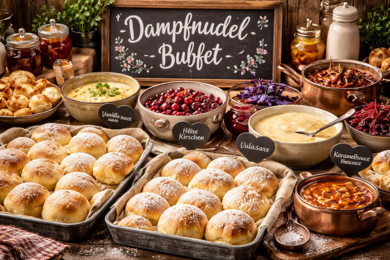 Dampfnudel Buffet beim Michel